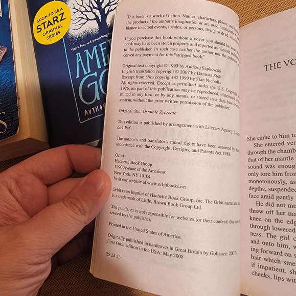 Game of Thrones, American Gods, & The Last Wish, Fantasy Paperback Book Bundle - Picture 9 of 15